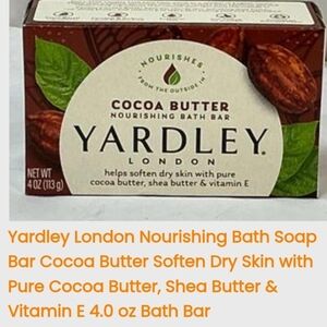 12 Yardley London Cocoa Butter Bath Bars 4 Oz Each